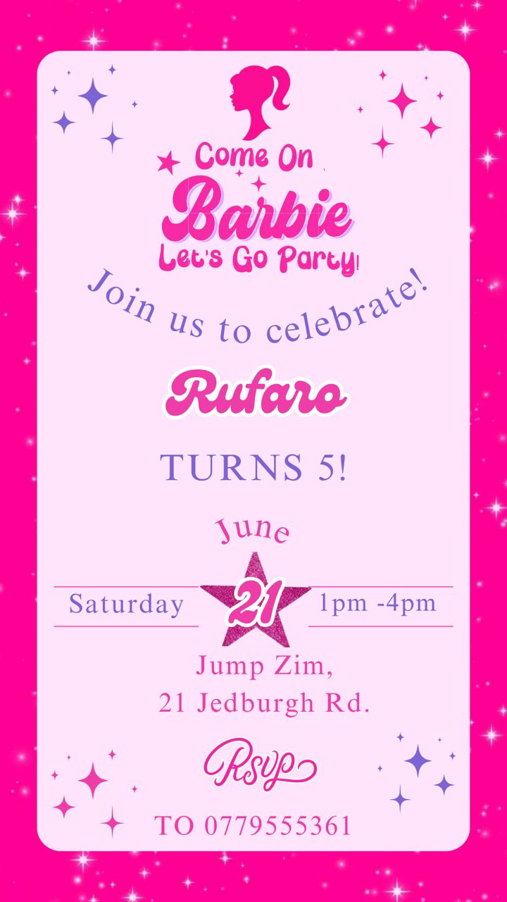 Digital Invitation Sample - Party Fantasy ZW Gallery